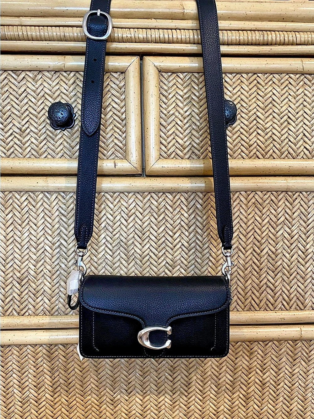 Coach Tabby Messenger Black Crossbody Bag